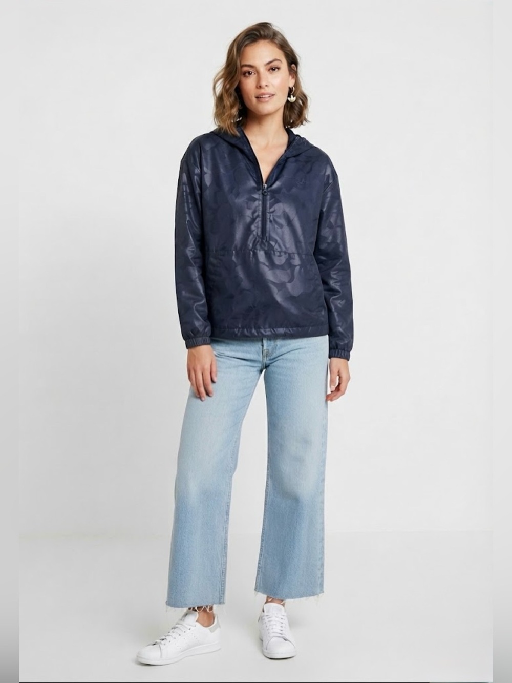 Adidas Originals Seoul Winter Embossed Camo Windbreaker Jacket